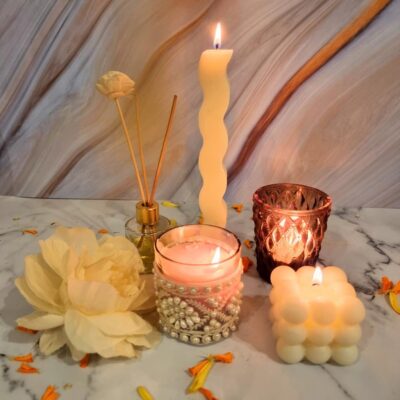 Glow candle gift set
