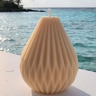 Large Pear Candle, sculpture candle