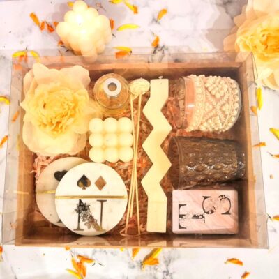 Personalised Extra Glow Candle Gift Set
