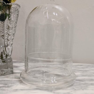 Personalised Love Teddy Candle in Glass Cloche