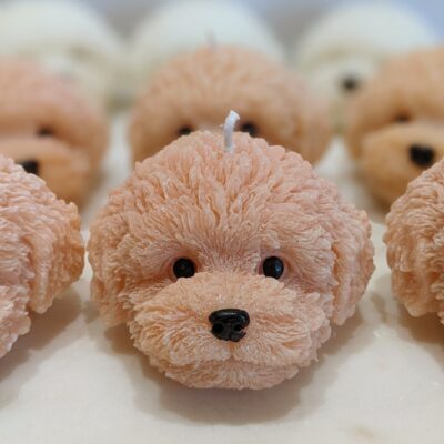 Puppy face candle, Sculpture Candles