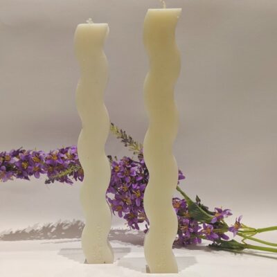 Curved Pillar candle Sculpture Candles