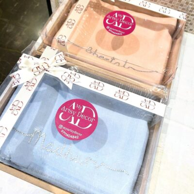 Personalised Crystal Embellished Scarf/ Stole