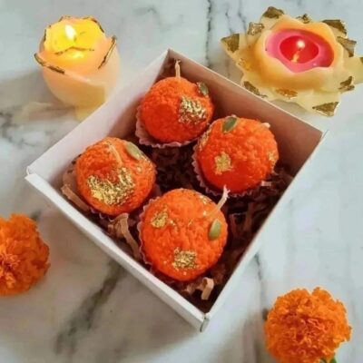 Laddu candles, food candle, realistic candle