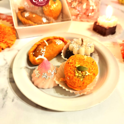 Box of 4 Mixed Mithai Candles