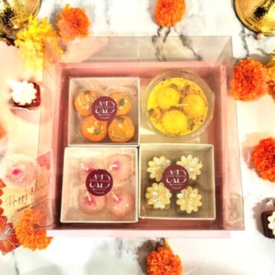 4 Boxes of Laddu Barfi Sandesh and Rasmalai Candles, Laddu, barfi, sandesh, rasmalai candles, diwali candles, realistic candles, food candles