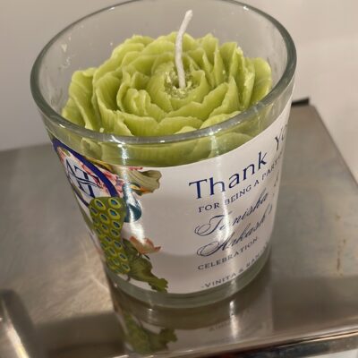 Flower Jar Candle