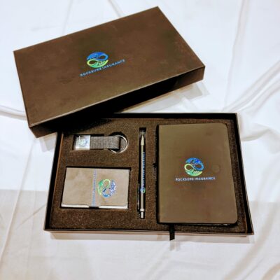 Bulk Order: 4 Piece Personalised Notebook Card Holder Set