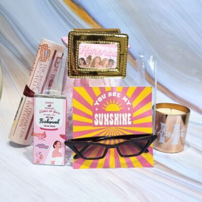 Bridesmaid Gift Hamper: Scented Sunbeam and Customised Treats