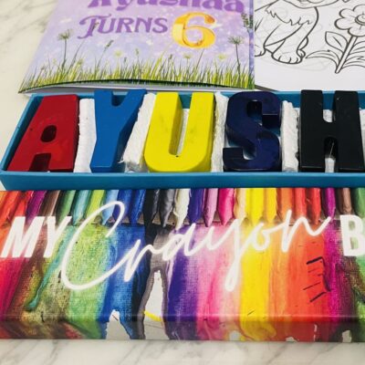 Kids' Personalised Name Crayons