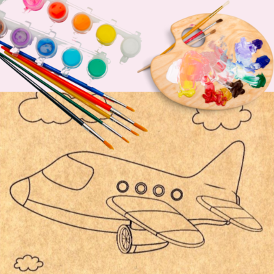 Kids Creative Kit: Paint MDF Canvas