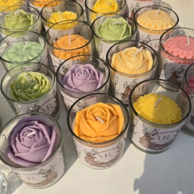 Scented Flower Jar Candle