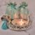 Silver-Plated Tray  Silver-Plated Peacock Diya 2 Potlis Scented Potpuri and Nuts